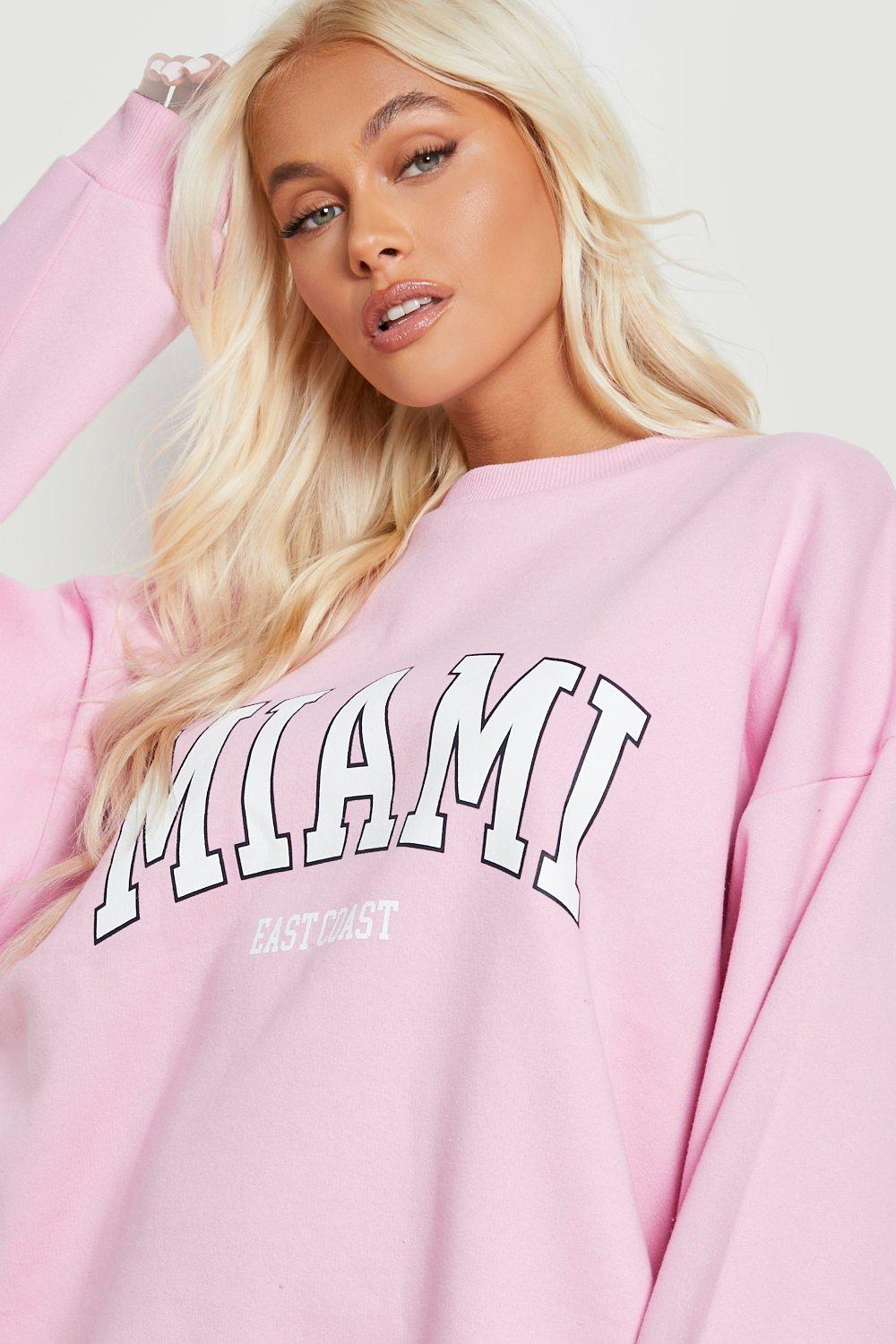 Miami Printed Oversized Sweater